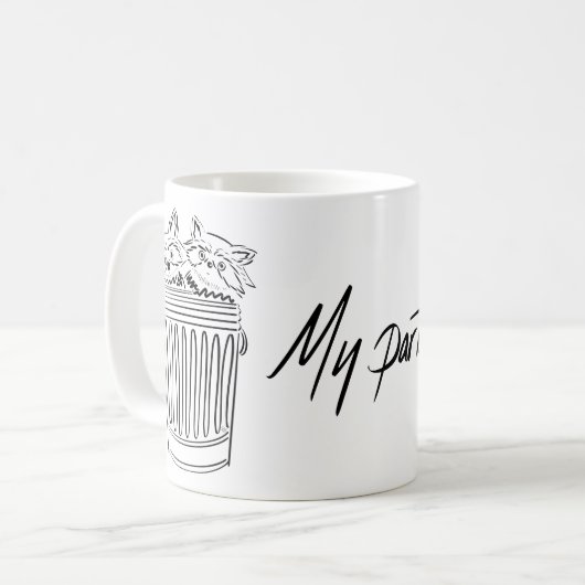 Mein Komplize Tasse (Vorderseite Links)