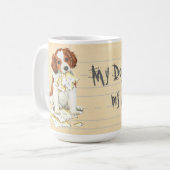 Mein Kooiker aß meine Hausaufgaben Kaffeetasse (Vorderseite Links)