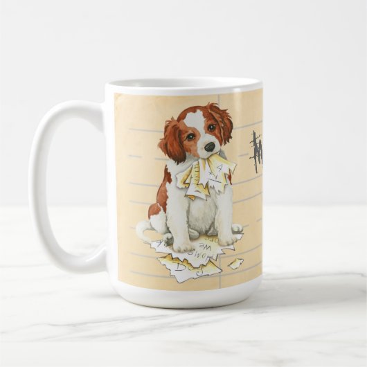 Mein Kooiker aß meine Hausaufgaben Kaffeetasse (Links)