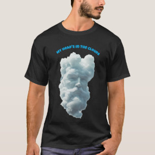 Mein Kopf ist in den Wolken sonniger T - Shirt