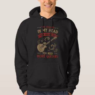Mein Kopf sagt mir, du brauchst mehr Gitarren Hoodie