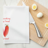 Mein Kopf To-Ma-Toes Gemüseküche Handtuch (Viertel Falte)
