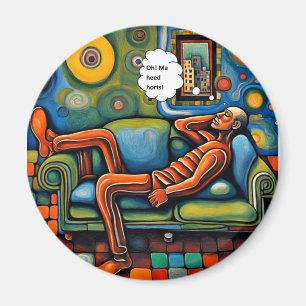 Mein Kopf tut weh Magnet