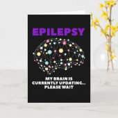 Mein Kopf Update Grad Epilepsie Karte (Gelbe Blume)
