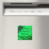 Mein Körper heilt, Lyme-Krankheit-Affirmation Magnet (In Situ (Geschirrspüler))