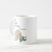 Mein Körper ist Arbeit Kaffeetasse (Vorderseite Links)
