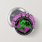 MEIN KÖRPER IST EIN TEMPEL BUTTON (Vorne & Hinten)