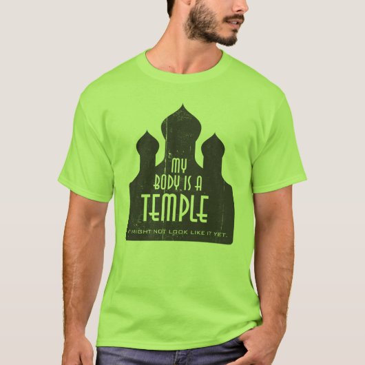 Mein Körper ist eine Schablone des Tempel-1 T-Shirt (Vorderseite)