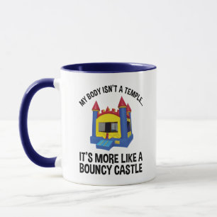 Mein Körper ist kein Tempel, sondern ein Bouncy-S Tasse