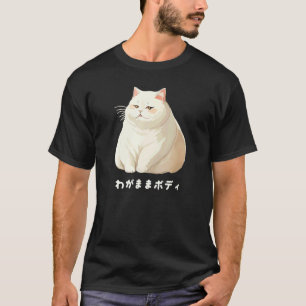 Mein Körper Katze Weiße Katze Fette Katze Dicke Ka T-Shirt