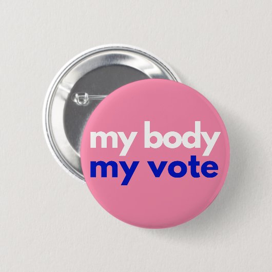 Mein Körper meine Stimme Roevember Button (Vorne & Hinten)