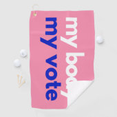 Mein Körper meine Stimme Roevember Golfhandtuch (Insitu)