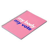 Mein Körper meine Stimme Roevember Notizblock (Linke Seite)
