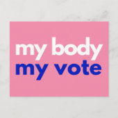 Mein Körper meine Stimme Roevember Postkarte (Vorderseite)