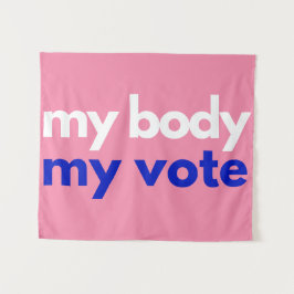 Mein Körper meine Stimme Roevember Wandteppich