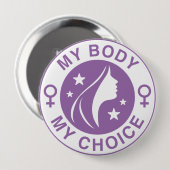 Mein Körper meine Wahl Button (Vorne & Hinten)