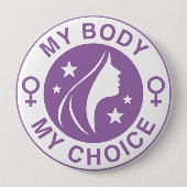 Mein Körper meine Wahl Button (Vorderseite)