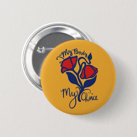 Mein Körper meine Wahl Button (Vorne & Hinten)