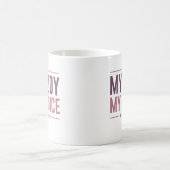 Mein Körper meine Wahl Kaffeetasse (Mittel)