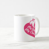 Mein Körper meine Wahl Kaffeetasse (VorderseiteRechts)