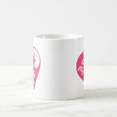 Mein Körper meine Wahl Kaffeetasse (Mittel)
