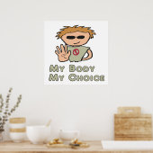 Mein Körper meine Wahl Poster (Küche)