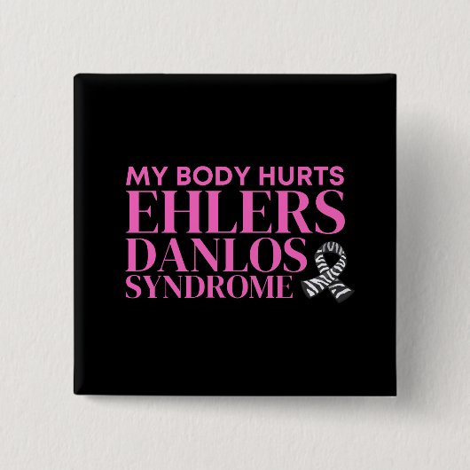 Mein Körper verletzt EDS Button (Vorderseite)
