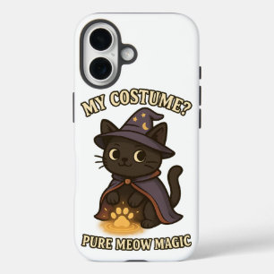 Mein Kostüm? Reine Miau-Magie-Halloween-Hexe-Katze iPhone 16 Hülle