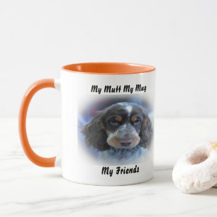 Mein Köter, meine Tasse, meine Freunde. Tasse