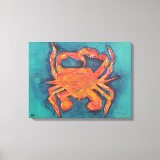 Mein Krabben Leinwanddruck (Vorderseite)