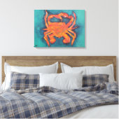 Mein Krabben Leinwanddruck (Insitu (Schlafzimmer))