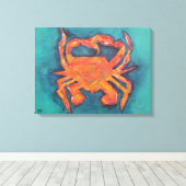 Mein Krabben Leinwanddruck (Insitu (Holzboden))