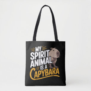 Mein Krafttier ist ein Capybara Süßes und Lustiges Tasche