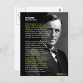 Mein Kredo Postkarte (Vorne/Hinten)