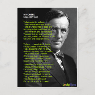 Mein Kredo Postkarte