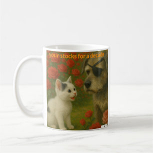 Mein Krypto hat seine Bestände für ein Jahrzehnt ü Kaffeetasse