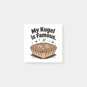 Mein Kugel ist berühmter jüdischer Hanukkah-Jude Post-it Klebezettel