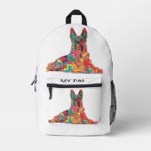 Mein Kumpel Bedruckter Rucksack (Vorderseite)