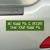 Mein Kung Fu ist besser Autoaufkleber (Auf Auto)