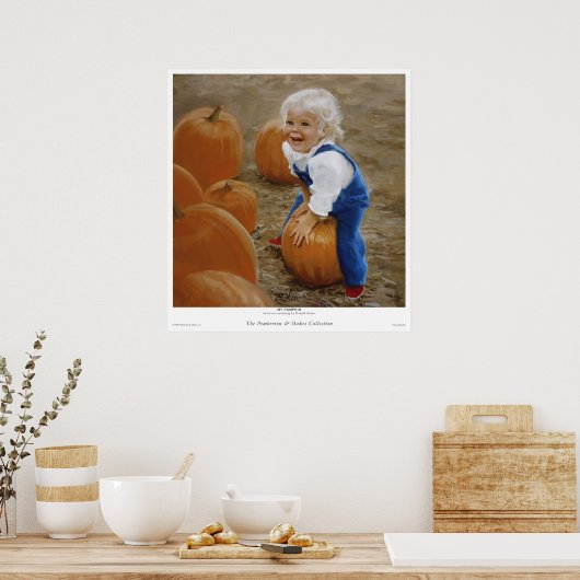 Mein Kürbis Poster (Küche)