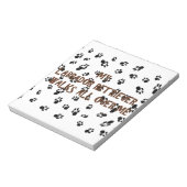 Mein Labrador geht auf mich zu Notizblock (Rotiert)