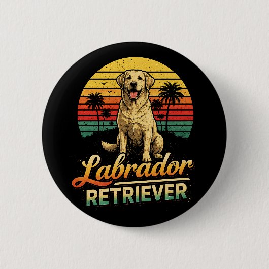 Mein Labrador Retriever Button (Vorderseite)