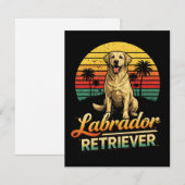 Mein Labrador Retriever Dankeskarte (Vorne/Hinten)