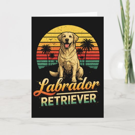 Mein Labrador Retriever Karte (Vorderseite)