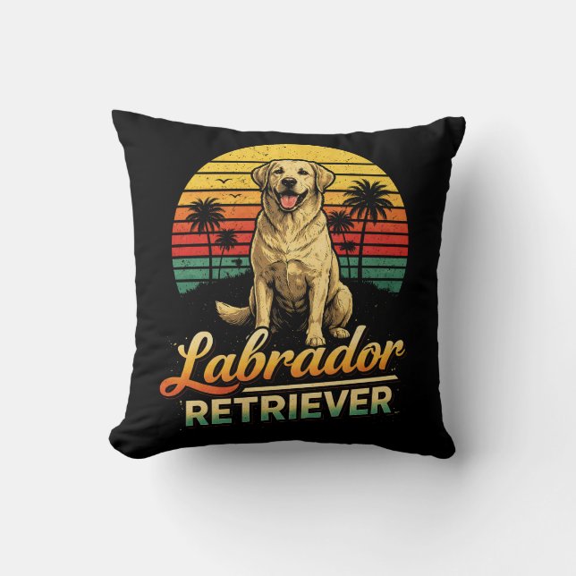 Mein Labrador Retriever Kissen (Vorderseite)