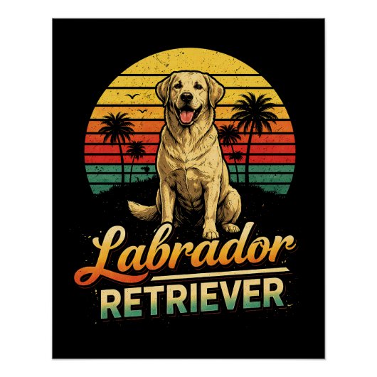 Mein Labrador Retriever Poster (Vorderseite)