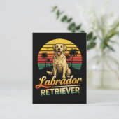 Mein Labrador Retriever Postkarte (Stehend Vorderseite)