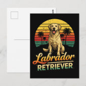 Mein Labrador Retriever Postkarte (Vorne/Hinten)