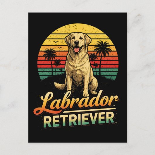 Mein Labrador Retriever Postkarte (Vorderseite)