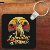 Mein Labrador Retriever Schlüsselanhänger (Rückseite)